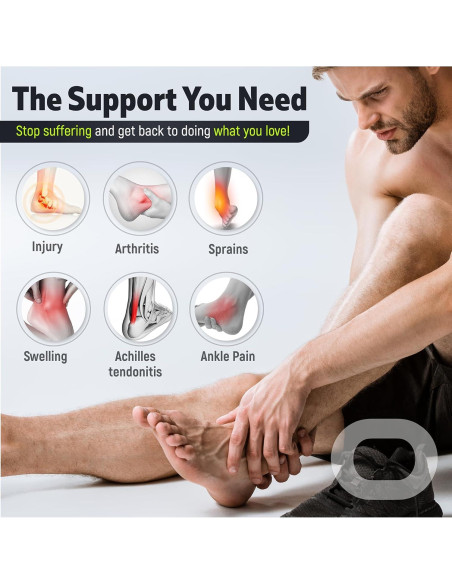Manga de Compresión para Tobillo Crucial - Soporte Unisex