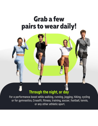 Manga de Compresión para Tobillo Crucial - Soporte Unisex