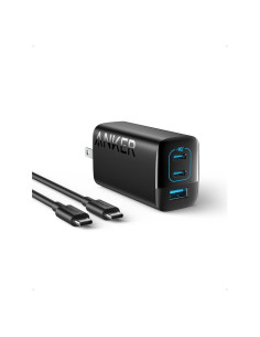 Cargador USB-C Anker 67W Plegable 3 Puertos para MacBook y iPhone