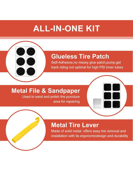 Kit de Reparación de Neumáticos VITASHYNX 28 Piezas