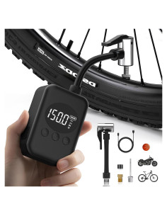 Mini Bomba Eléctrica de Bicicleta UpSpotie 150 PSI Portátil