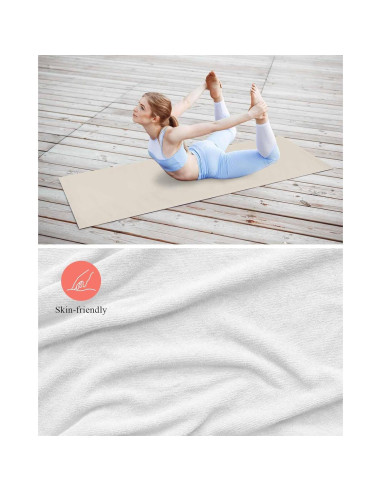 Toalla de Yoga DecorLovee Antideslizante 66x178 cm Microfibra