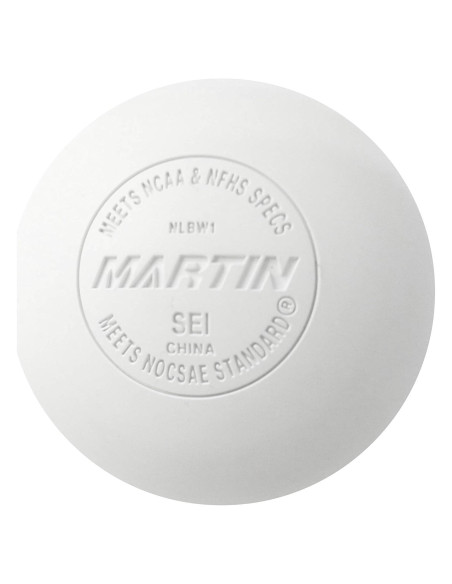 Pelotas de Lacrosse Martin Sports, Paquete de 12, Certificado NOCSAE