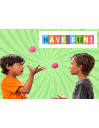 Pelota Rebotadora Rosa JA-RU 6.35 cm para Niños