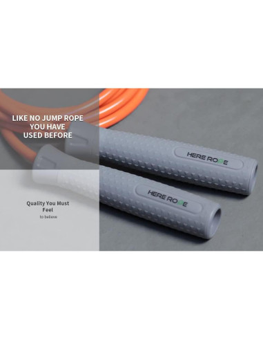 Cuerda de Salto con Peso Hererope 2.49m Ajustable Naranja