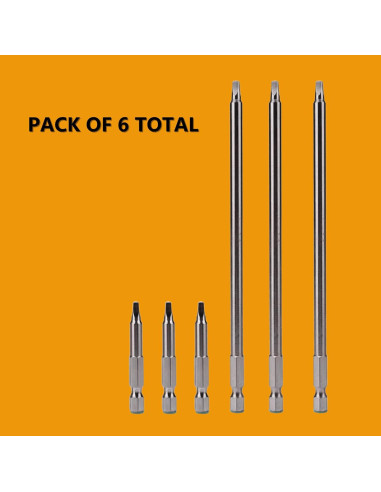 Conjunto de Brocas Cuadradas YaaYii 2" y 6" para Carpintería