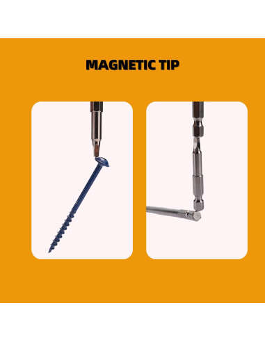 Conjunto de Brocas Cuadradas YaaYii 2" y 6" para Carpintería