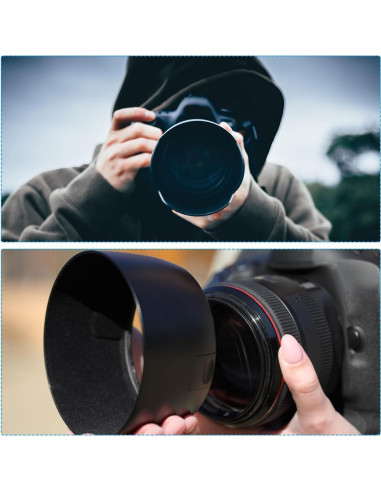 Tapa de Lente PATIKIL 30mm - Paquete de 4 con Paño Microfibra