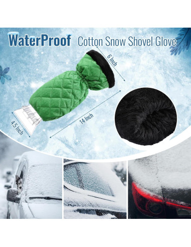 Raspador de Hielo con Guante WILLBOND - Remoción Rápida de Nieve