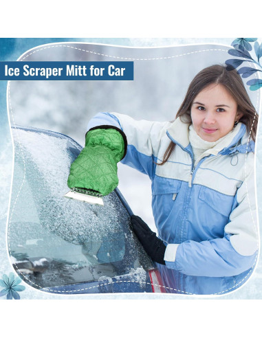 Raspador de Hielo con Guante WILLBOND - Remoción Rápida de Nieve