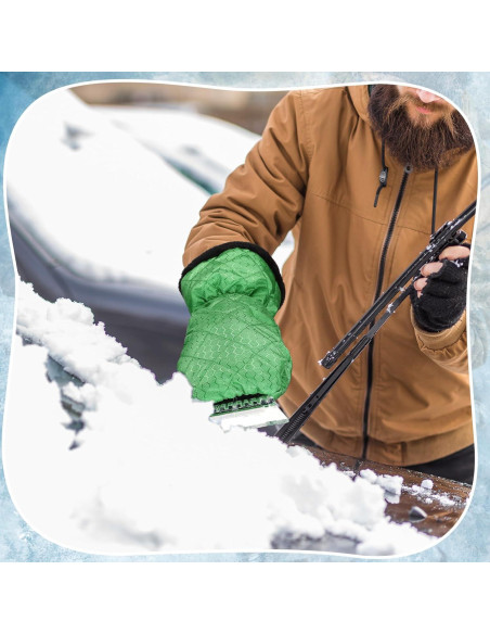 Raspador de Hielo con Guante WILLBOND - Remoción Rápida de Nieve