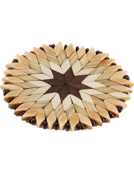 Juego de 3 Trivetes de Madera Hechos a Mano SPL Woodcraft