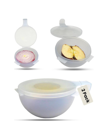 Contenedores de Almacenamiento Iconikal 2 Unidades 10.8 cm BPA Libre