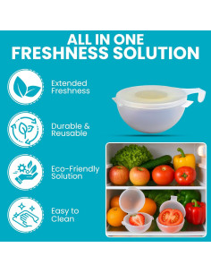 Contenedores de Almacenamiento Iconikal 2 Unidades 10.8 cm BPA Libre 2