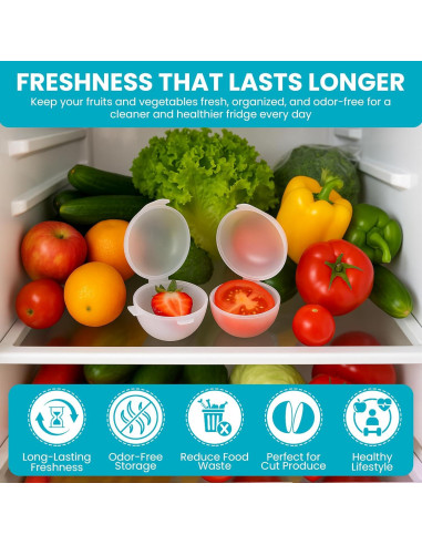 Contenedores de Almacenamiento Iconikal 2 Unidades 10.8 cm BPA Libre