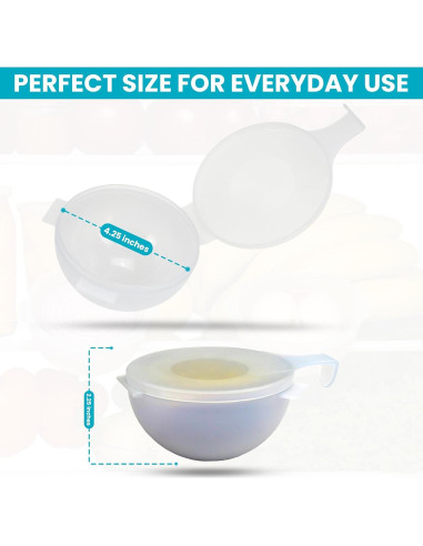 Contenedores de Almacenamiento Iconikal 2 Unidades 10.8 cm BPA Libre