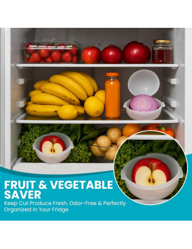 Contenedores de Almacenamiento Iconikal 2 Unidades 10.8 cm BPA Libre