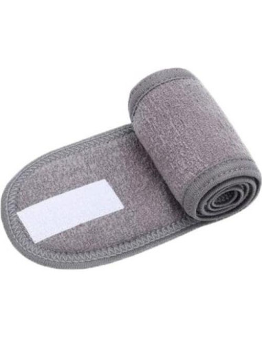Banda de Cabeza de Spa SQULIGT Algodón Gris Ajustable