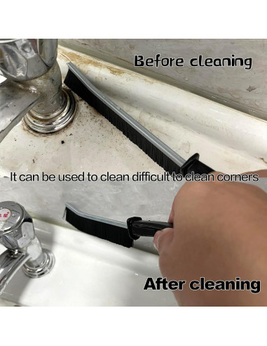20 Cepillos de Limpieza de Ranuras AcceLeah para Azulejos