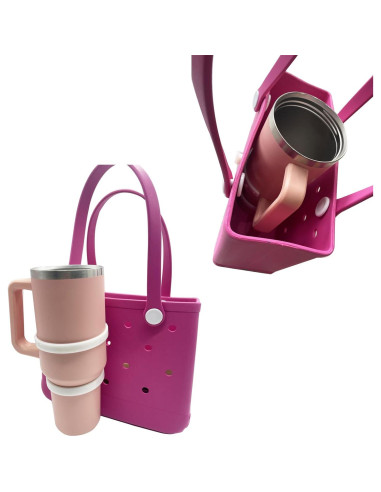 Soporte para Tazas Bivpreom 2 Pcs Compatible con Bogg Bag