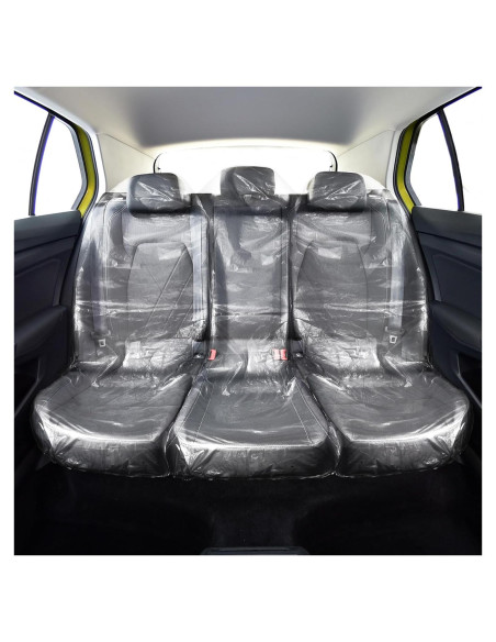 Funda de Asiento Trasero Desechable BBTO - 10 Pcs Transparente