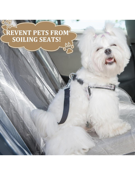 Funda de Asiento Trasero Desechable BBTO - 10 Pcs Transparente