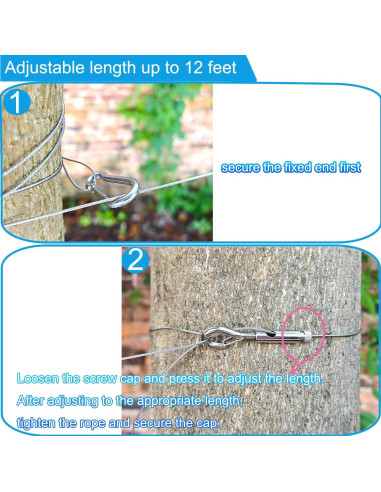 Cuerda de Ropa Portátil CHENGLAI 3.66m Ajustable con 20 Clips