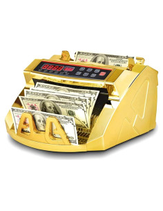 Contador de Dinero Street Kingz 1000 Billetes/minuto Detección Falsificaciones