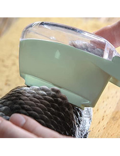 Escalador de Pescado Verde - Removedor de Escamas Rápido 16cm 2