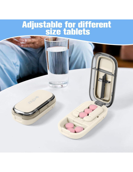 Cortador de Pastillas Echu Blanco Ajustable 1/2 1/4 Preciso