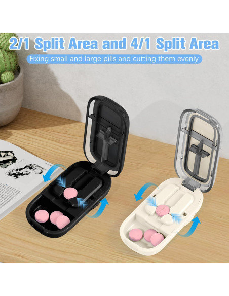 Cortador de Pastillas Echu Blanco Ajustable 1/2 1/4 Preciso