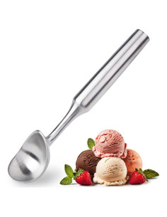 Cucharón de Helado Acero Inoxidable Saebye 158g Diseño Sin Costuras