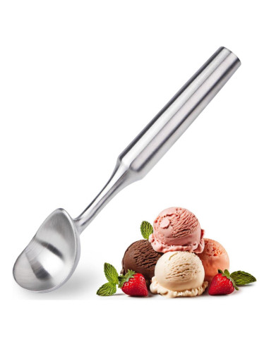 Cucharón de Helado Acero Inoxidable Saebye 158g Diseño Sin Costuras