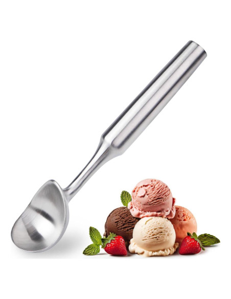 Cucharón de Helado Acero Inoxidable Saebye 158g Diseño Sin Costuras