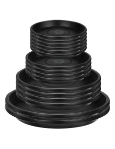 Paquete de 16 bandejas de plástico Patelai para plantas 10-25 cm