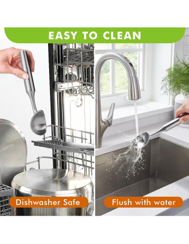 Cucharón de Helado Acero Inoxidable Saebye 158g Diseño Sin Costuras