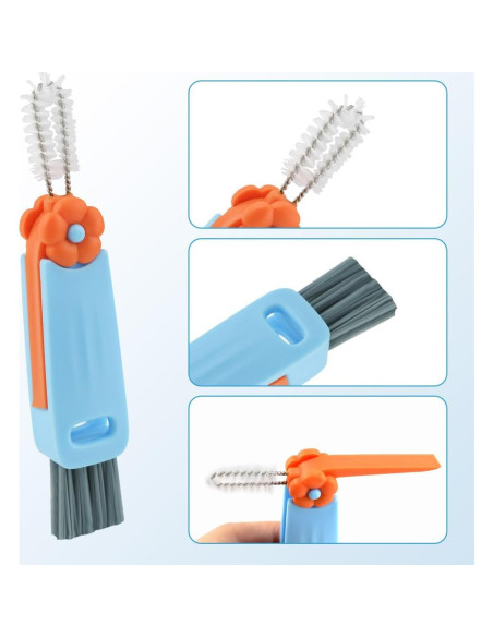 Cepillo de Limpieza 3 en 1 TKYPZY para Tazas y Botellas