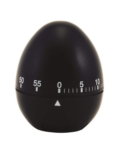 Temporizador mecánico Chef Aid 60 minutos huevo negro