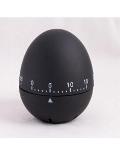 Temporizador mecánico Chef Aid 60 minutos huevo negro 2