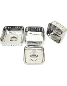 Molde para hacer paneer y tofu TruekartDeals 450ml acero inoxidable 2