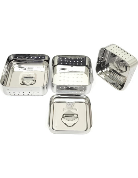 Molde para hacer paneer y tofu TruekartDeals 450ml acero inoxidable