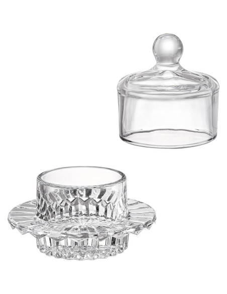 Plato de Mantequilla de Vidrio Frcctre 2 Piezas 12.7 cm