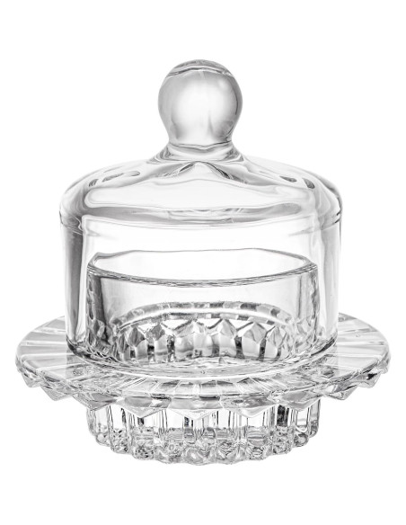 Plato de Mantequilla de Vidrio Frcctre 2 Piezas 12.7 cm