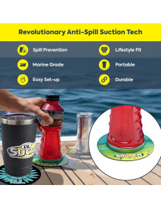 Soporte de Ventosa L'il Sucker OG para Bebidas - Antivuelco - 1 Paquete 2