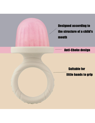 Moldes de Silicona para Paletas PandaEar - 2 Piezas, 8 Cavidades