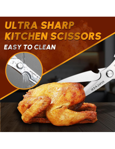 Tijeras de Cocina Huusk de Acero Inoxidable - 427g