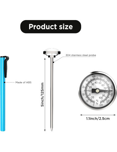 Termómetro de Cocina KT THERMO Sonda 12.7 cm Inmediata