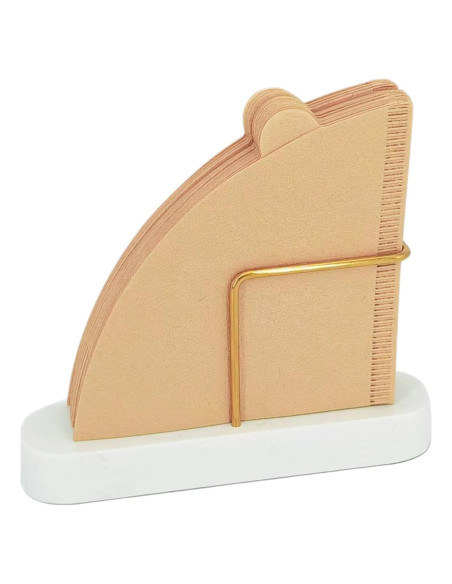 Soporte de Filtros de Café UISWAM Base de Mármol Blanco