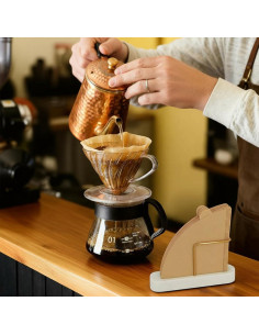 Soporte de Filtros de Café UISWAM Base de Mármol Blanco 2