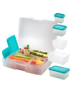 Caja de Almuerzo Bento Bentology 5 Contenedores A Prueba de Fugas